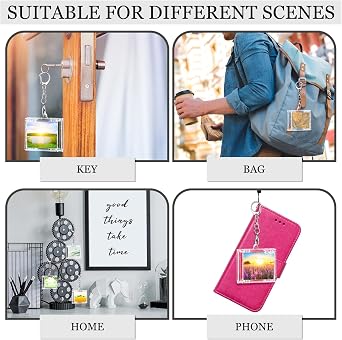 Misdary Mini Cd Holder Keychain Album Case