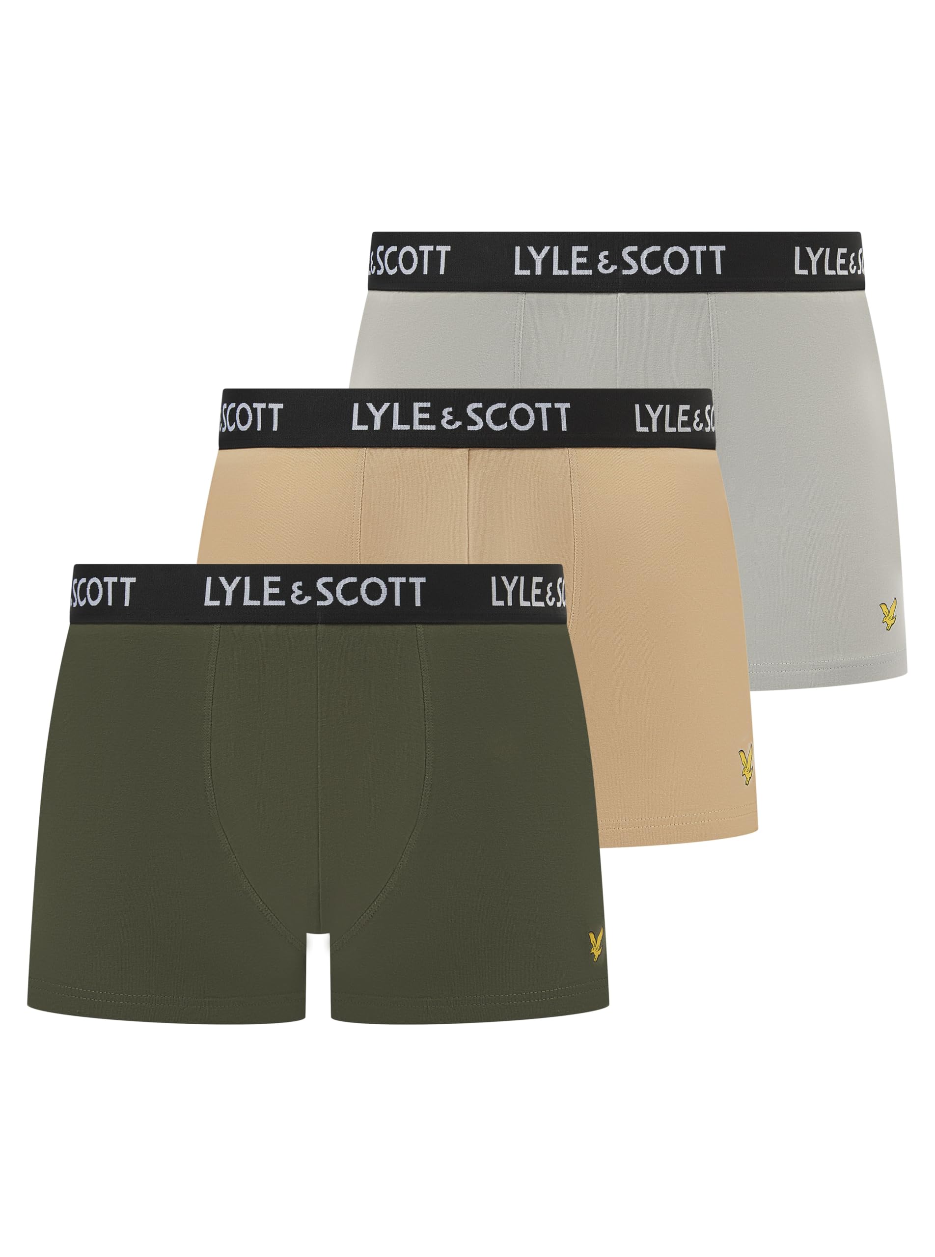 Lyle And Scott Men's  Lyle Barclay 3Pk in Size L, Sports Direct