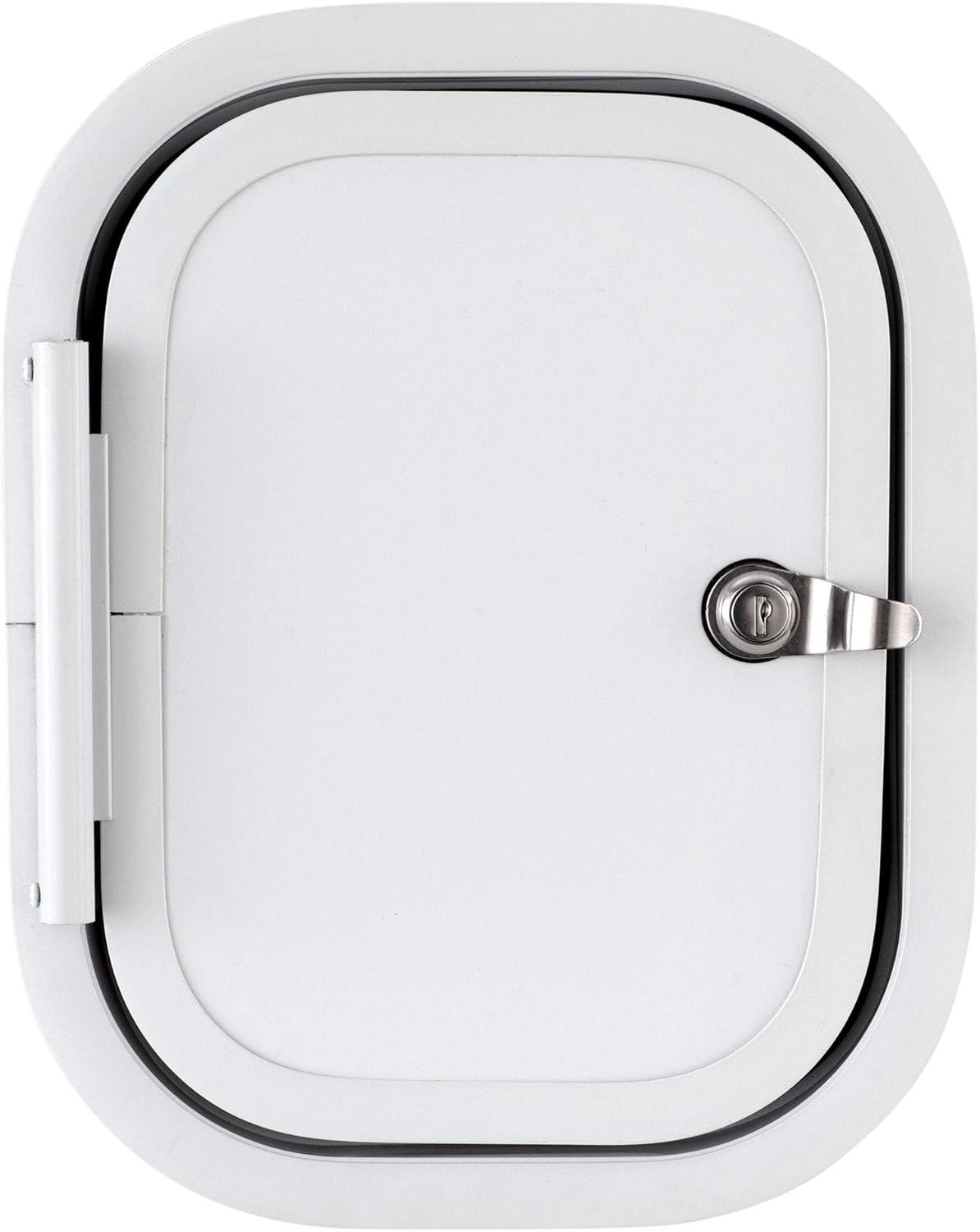 RecPro RV Baggage Door 9" Wide x 12" High | Rounded Corners | Storage Door | Top Hinge | Compartment Doors | Made in America