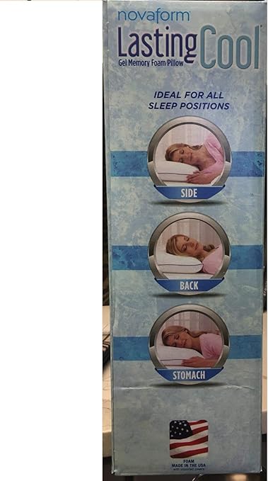 novaform gel memory foam pillow