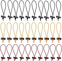 Vista 16 de Foto & Tech Correas elásticas multifunción extragruesas y organizador, correa de cable ajustable con botón, antienredos reutilizable, gestión