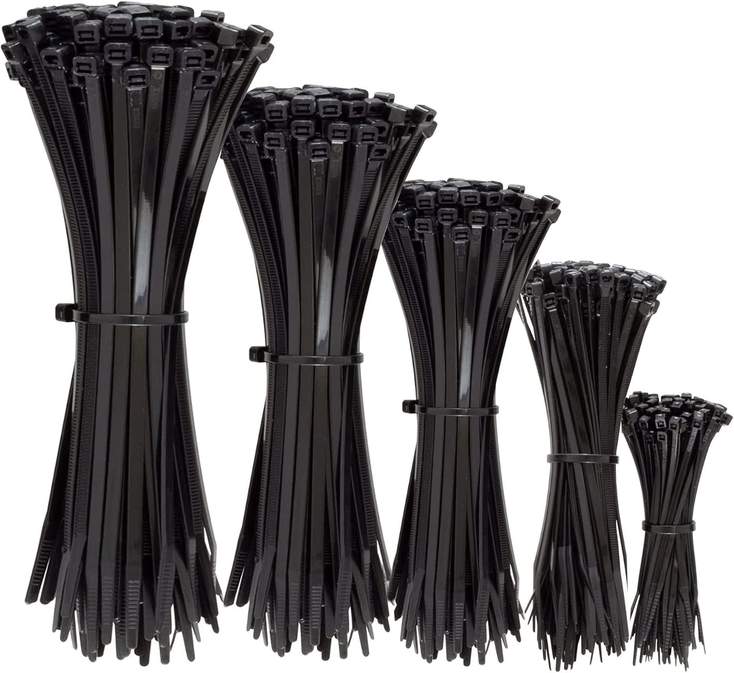 Zip ties 18 inch black Cable ties 100 pcs/Pack outdoor use wire ties with 60 Pounds tensile : Electronics