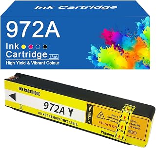 972A 972 Tinteiros Compatíveis As Impressoras Para HP 972A 972 Tinteiros De Alto Rendimento Para HP Pagewide X352DW X377DW X452DN X452DW X477DN X477DW X552DW X577DW Yellow