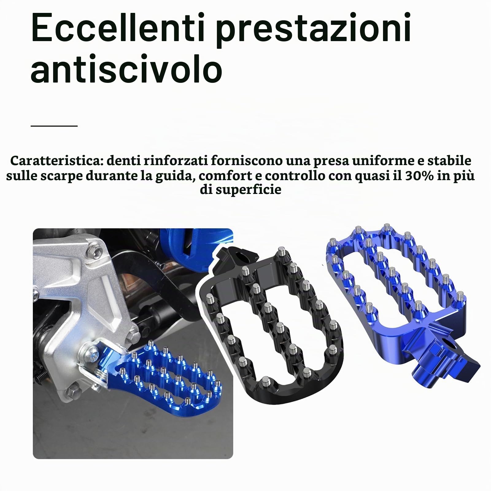 TENERE 700 2024 Moto Pedane Per T7 Tenere 700 Rally/XTZ 700 TENERE 2019 2020 2021 2022 2023 2024 Nero