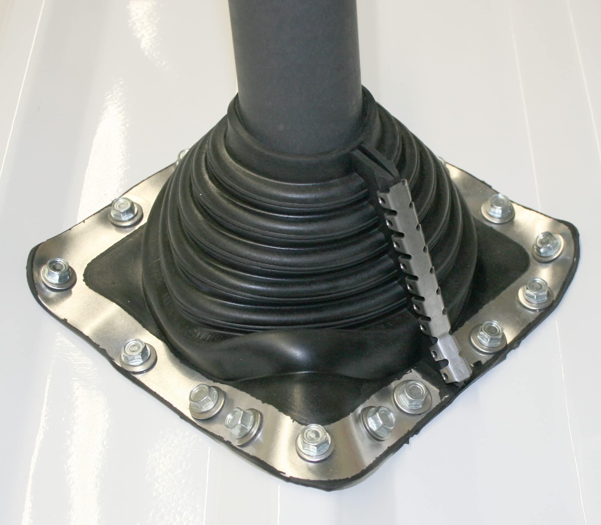 MASTER FLASH Penetración en el techo para protección contra la entrada de agua, manguito de tubo, paso del techo, paso de tubería, brida de sellado para techos de chapa Epdm No. 8 171-304 mm