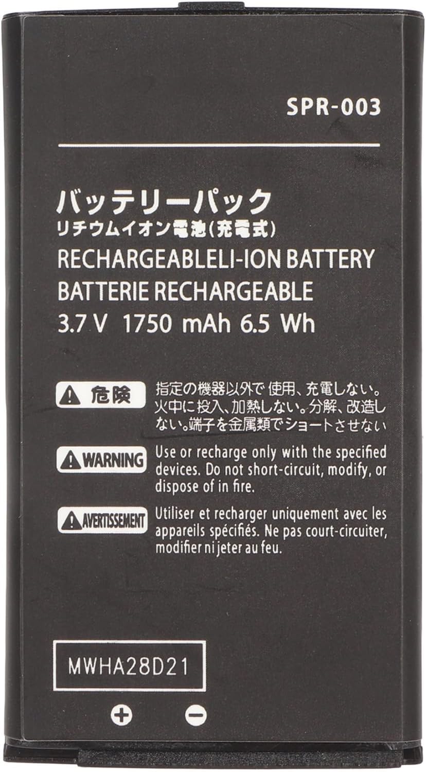 Jiawu SPR 003 Replacement Lithium Ion Battery, High Performance Overcurrent 1750mAh SPR 003 Battery for Game Console Accessories