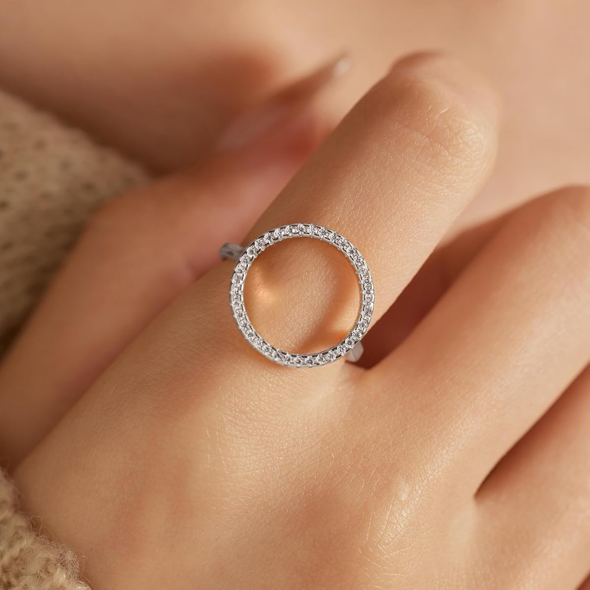 Karma' Ring in Sterling Silver