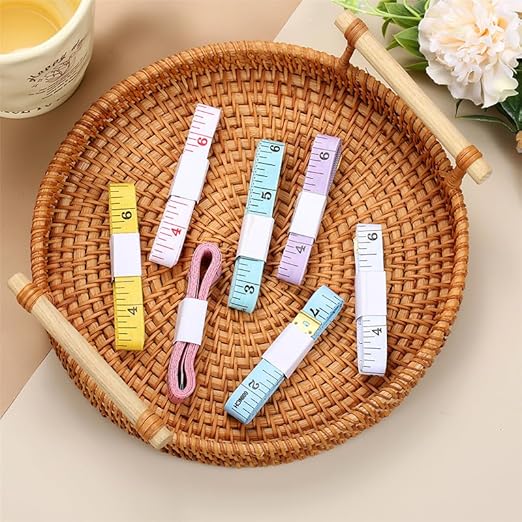 Cinta Métrica Suave 60 Pulgadas, Paquete de 7 Colores Doble Cara miniatura 4