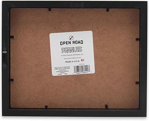 Vista 33 de Open Road Brands Peanuts Snoopy 'Tis the Season to Eat Cookies - Arte de pared de madera enmarcada - Bonita imagen de Navidad de Snoopy