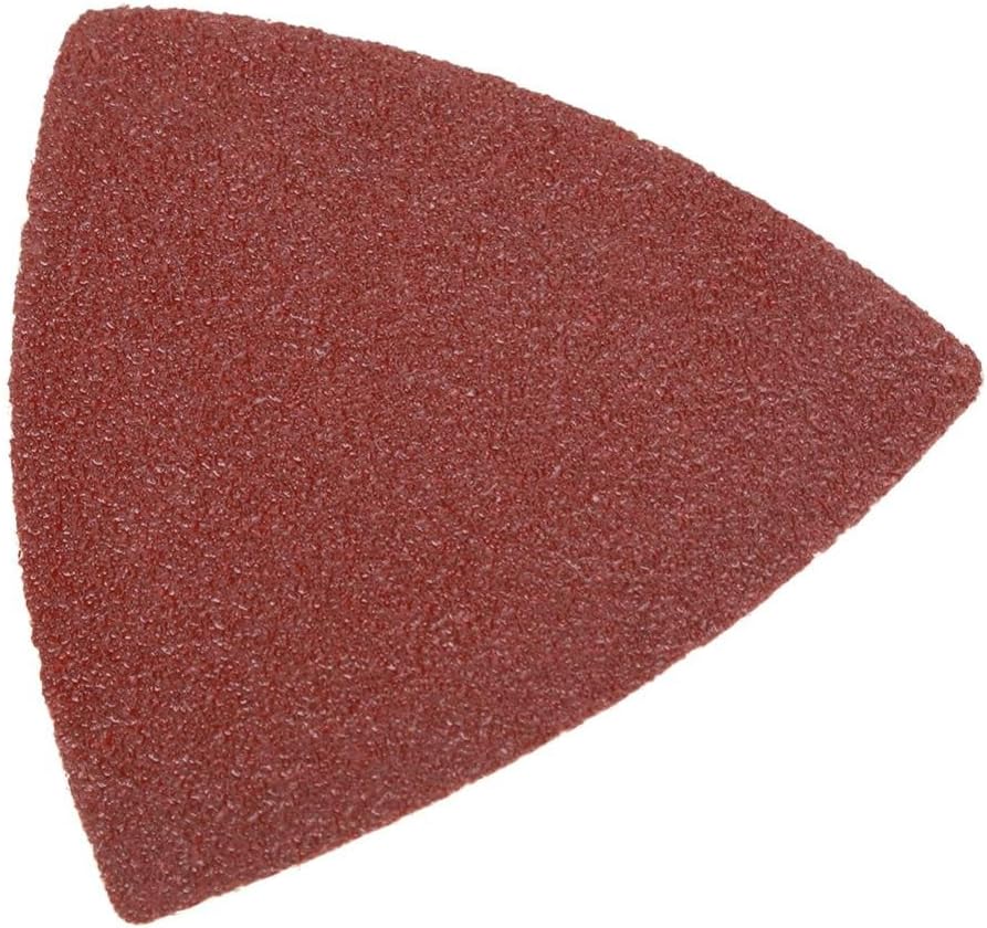 82pcs Triangular Hook & Loop Sandpaper Sanding Sheets Oscillating Multitool Sand Pad for Bosch Stanley Multimaster Makita Dremel - - 