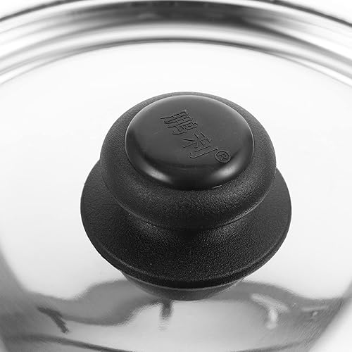Miniatura 6 de Hemoton Tapa universal de 102 pulgadas para olla tapa de sartén de acero inoxidable tapa de sartén y tapa de sartén para cocina