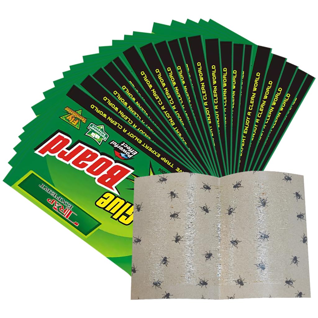 HASTHIP® 20Pcs Trap for Insect, Large Trap for Indoor, Greenhouse, Dining Room, Pesticide Free Fly Sticky Trap (25x18.5cm) (B0DF2JMSF4) Amazon Price History, Amazon Price Tracker