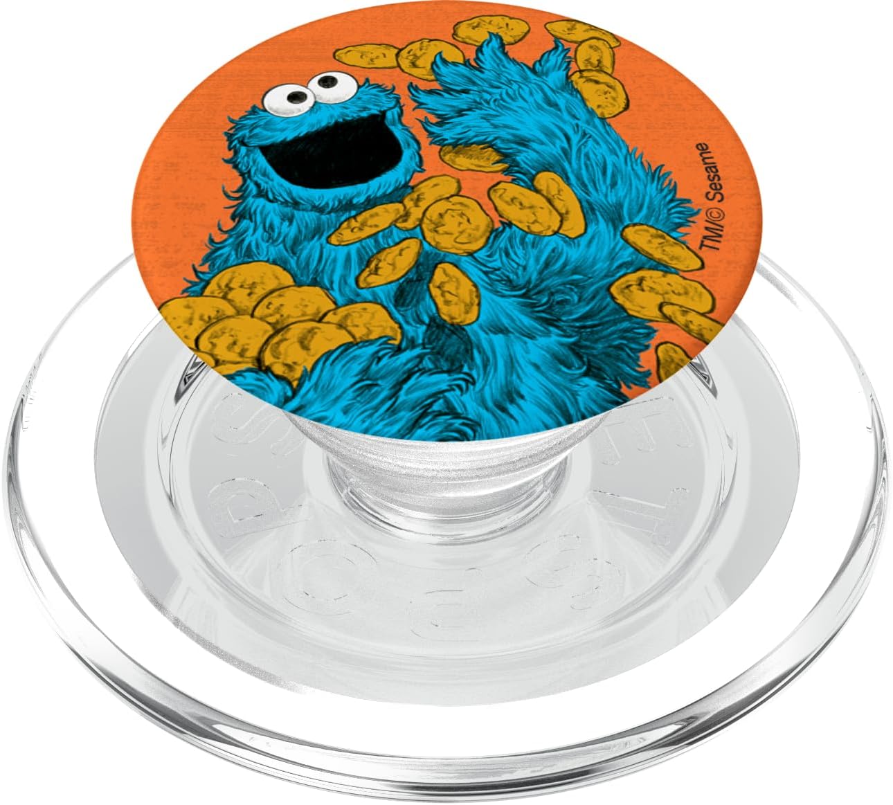 Sesame Street Cookie Monster PopSockets PopGrip for MagSafe