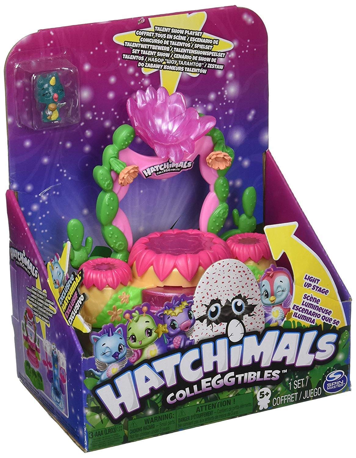 Hatchimals CollEGGtibles — Talent Show Light-up Playset with an Exclusive Season 4 Hatchimals CollEGGtible, for Ages 5 and Up