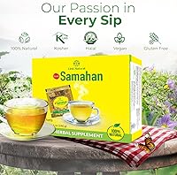 Vista 4 de 50 sachets Samahan ayurvédica Ceylon de hierbas Té Bebida naturales por Link