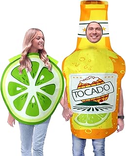 2Pcs Couples Halloween Costumes for Adults Couples Outfits Costume Apparel Accessories for Halloween Cosplay Dress up - Buy now