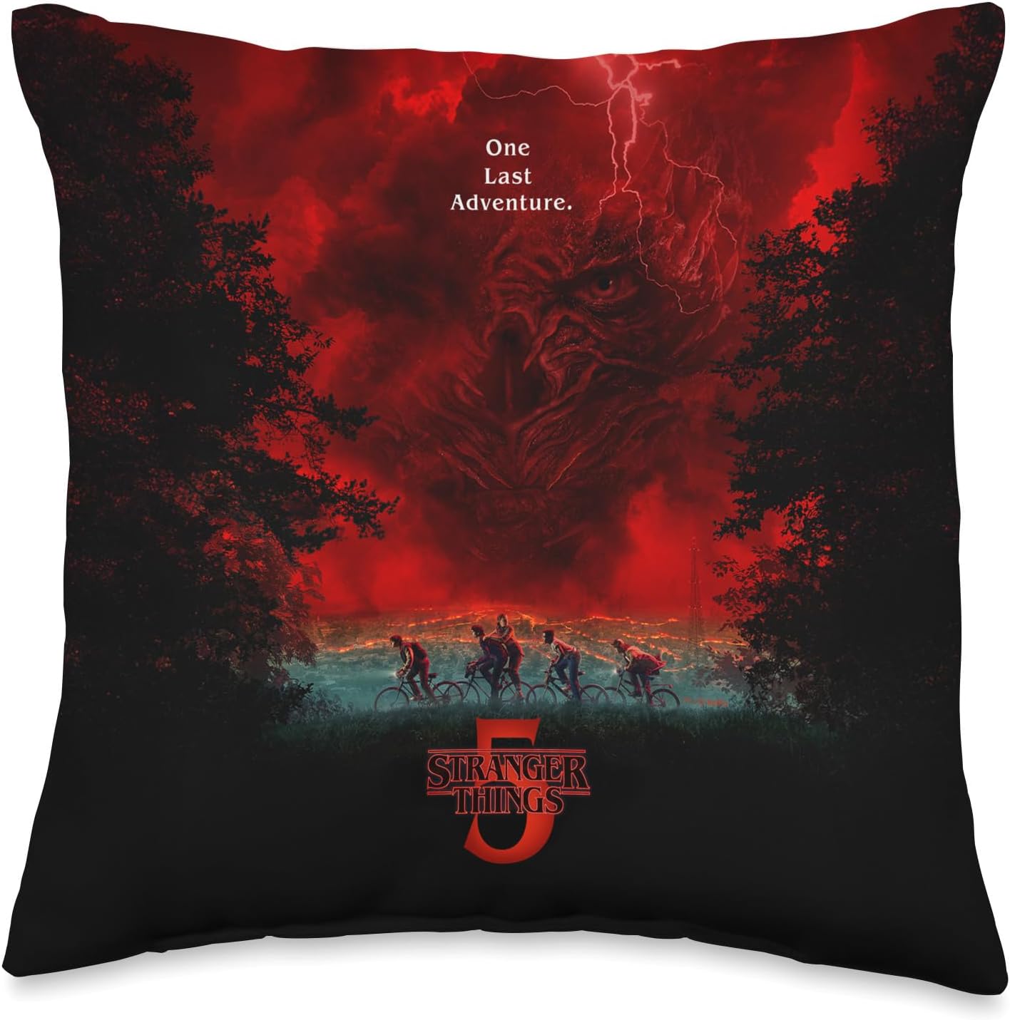 Stranger Things Key Art Officially Licensed Throw Pillow
