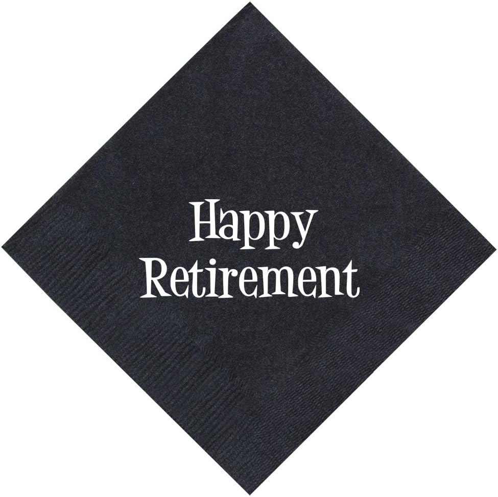 Retirement Decorations Happy Retirement Party Napkins Funny