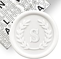 Vista 98 de 50 calcomanías adhesivas de sello de cera con letra M rosa, hechas a mano, sin necesidad de sellar, rasgar y usar calcomanías de cera