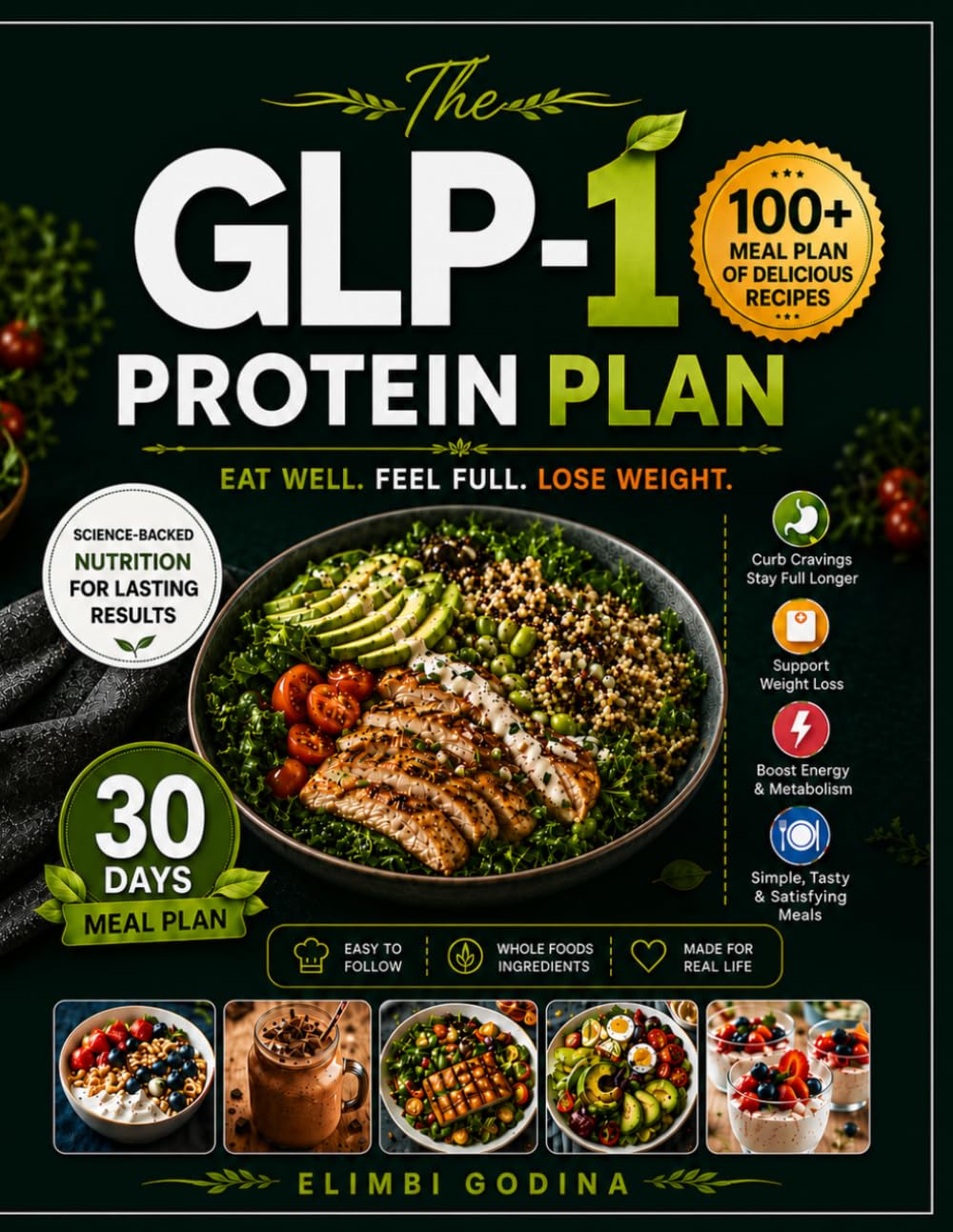 THE GLP-1 PROTEIN PLAN 2026: 5-Ingredient High-Protein Meals & 30-Day Meal Plan for Ozempic, Wegovy & Mounjaro Users