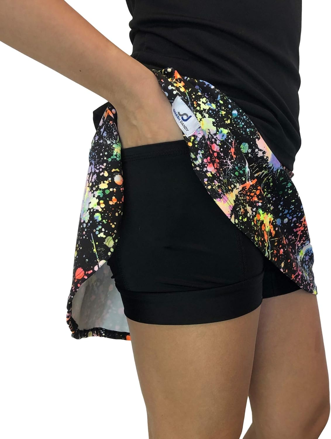 Splatter Print Flutter Style Golf/Tennis Skort/Skirt - Made in USA