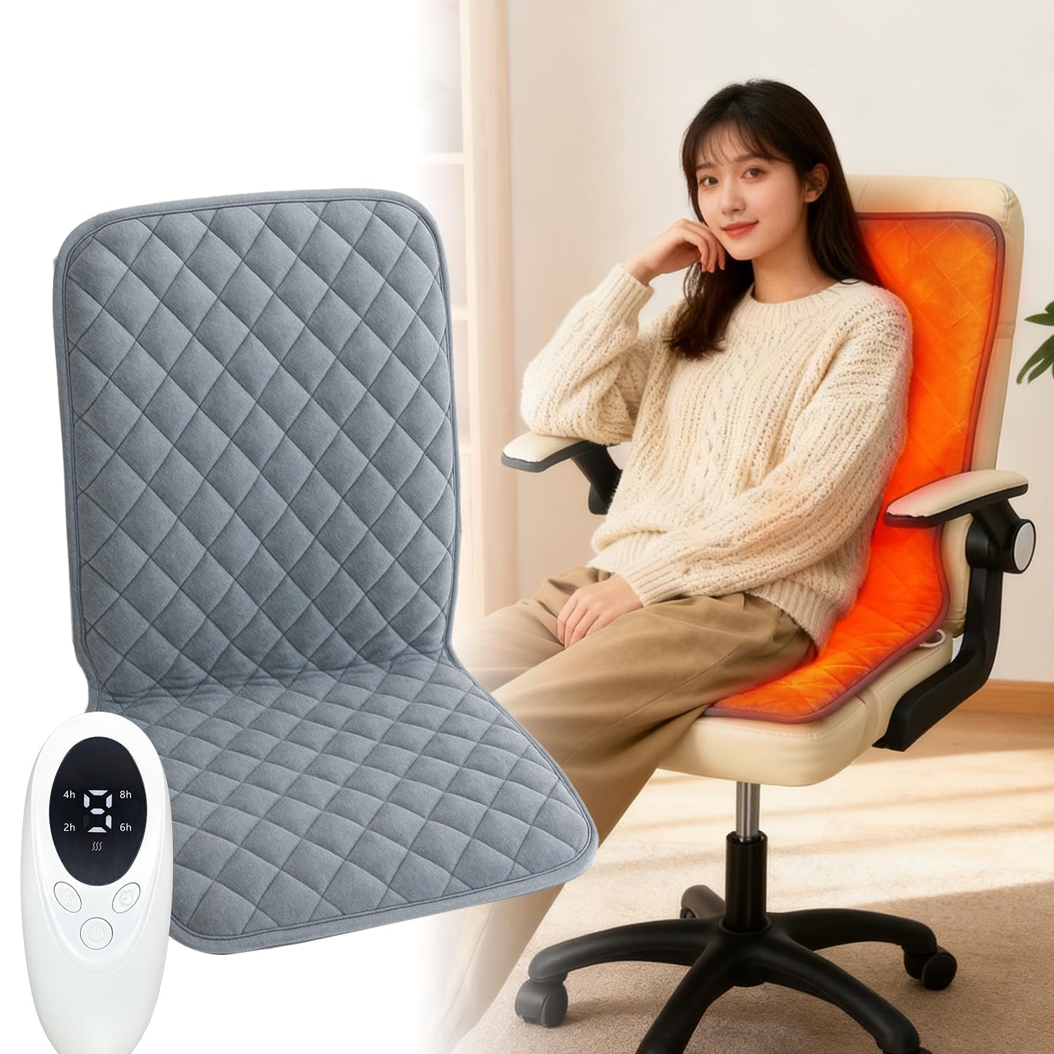 ホットマット 電気座布団 椅子クッション 低反発 お尻が痛くならない Amazon | SMARTABL 電気座布団 一人用 ホットマット 2025新登場 100V