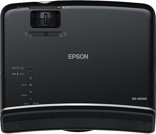 Miniatura 4 de Epson MegaPlex MG-850HD 720p HD 3LCD Portátil Digital Dock Proyector y Altavoz Combo para iPod, iPhone y iPad