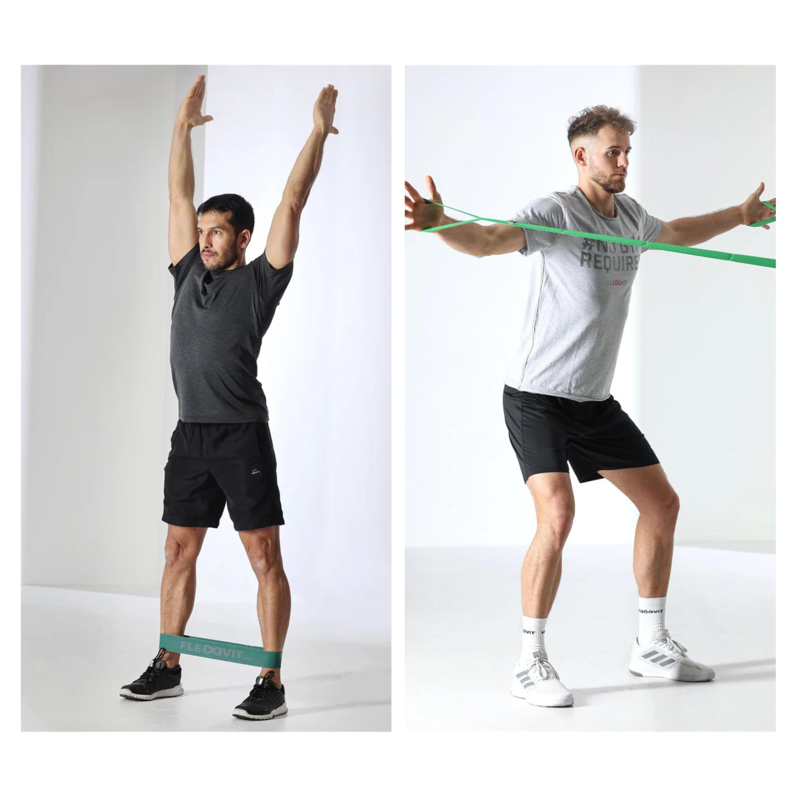eaglefit - Trainings-Bänder-Set: Miniband und Multiband - Widerstandsbänder für Ganzkörpertraining und EMS-Training - Fitnessbänder verwendbar mit/ohne EMS - Training für Oberkörper und Po