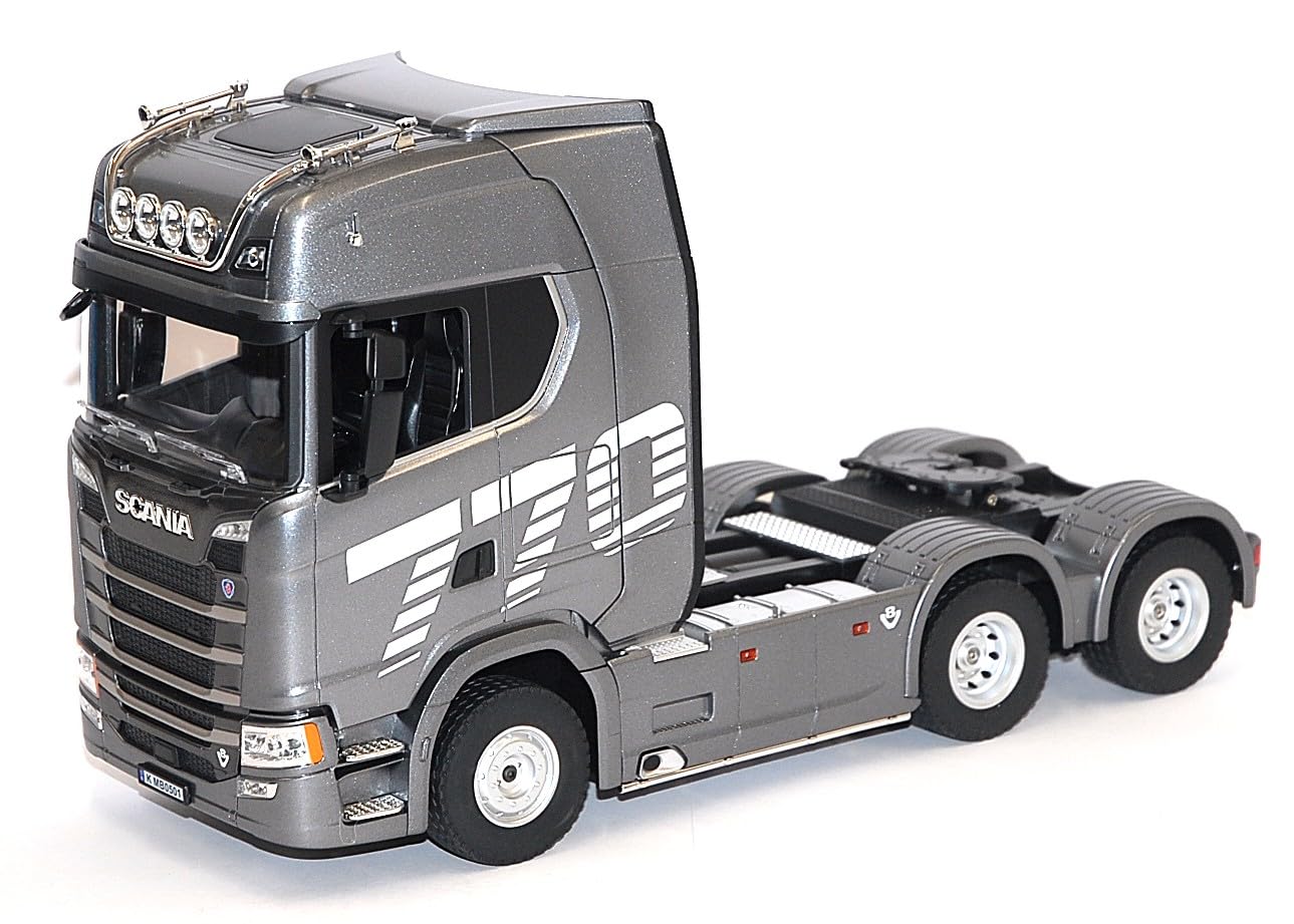 Camion RC 1/18 Huina 1501 Scania 770S V8 Grigio – 19 Canali 2.4 GHz con Luci e Suoni