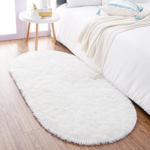 Noahas - Alfombra de terciopelo ultra suave de 1,8 pulgadas para habitación de niños, alfombra moderna para decoración del hogar, Terciopelo, Cremoso