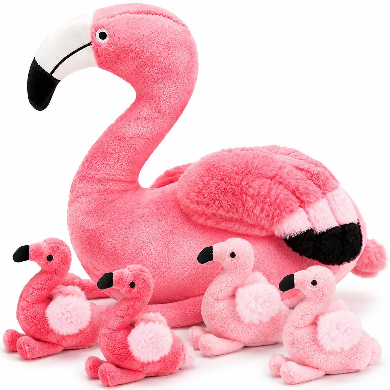 Flamingo64 プロフィール必読　さま　専用　3点セット Amazon.com: Qpewep 21Inch Flamingo Stuffed Animal Toys with 4