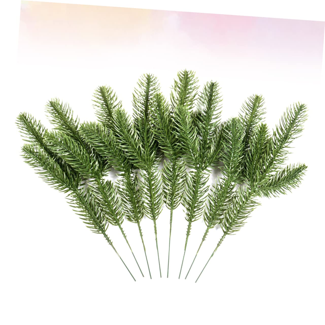 松切り枝 Amazon｜Cabilock 12個枝 人工松の枝 フェイク植物 クリスマス飾り