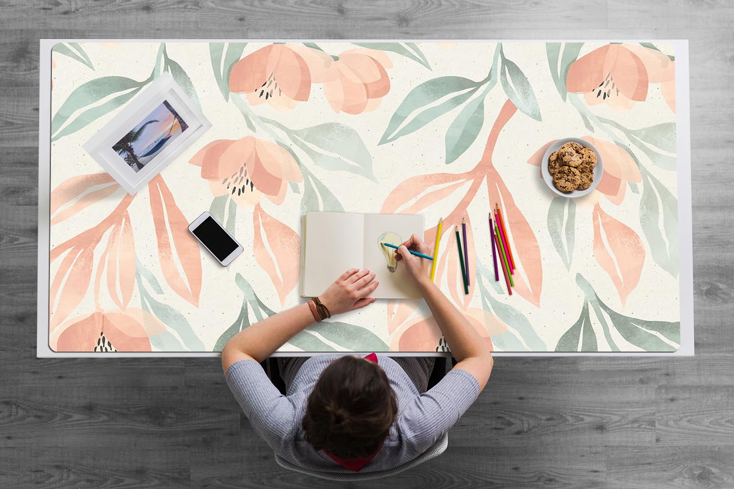 Tapis de souris en vinyle PVC pour protéger efficacement la surface du bureau - 8