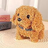 【Design unico】 Giocattoli Interattivi in Peluche per Bambini si muove come un vero cane! Sembra una creatura vivente. Questo cucciolo domestico non solo può portare gioia infinita ai bambini, ma anche accompagnarli come compagno fedele e interattivo.