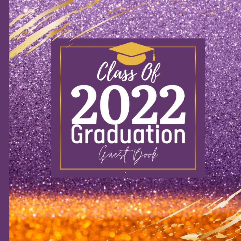 Class Of 2022 Graduation Guest Book Keepsake Memory Book