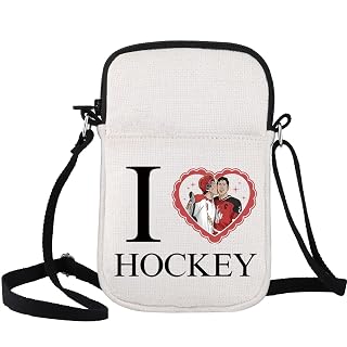 WCGXKO Movie Inspired Merchandise Hockey Romance Zipper Crossbody Bag Movie Fans Gift Hockey Lover Messenger Bag For Fans