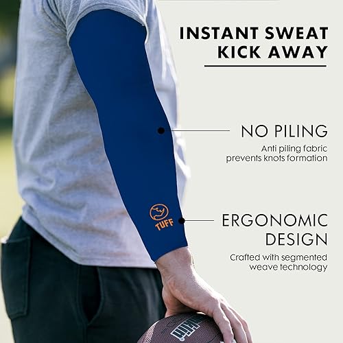 Miniatura 7 de TUFF - Mangas de compresión para brazos refrigerantes, mangas de brazo UPF 50 para hombres y mujeres..