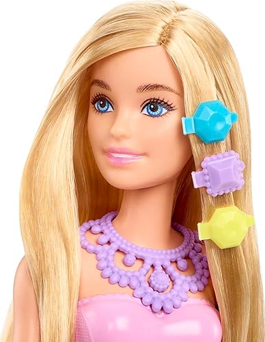 Miniatura 4 de Barbie Dreamtopia - Calendario de Adviento con muñeca Barbie y 24 sorpresas, incluyendo moda de cuento de hadas, mascotas y accesorios, regalo de