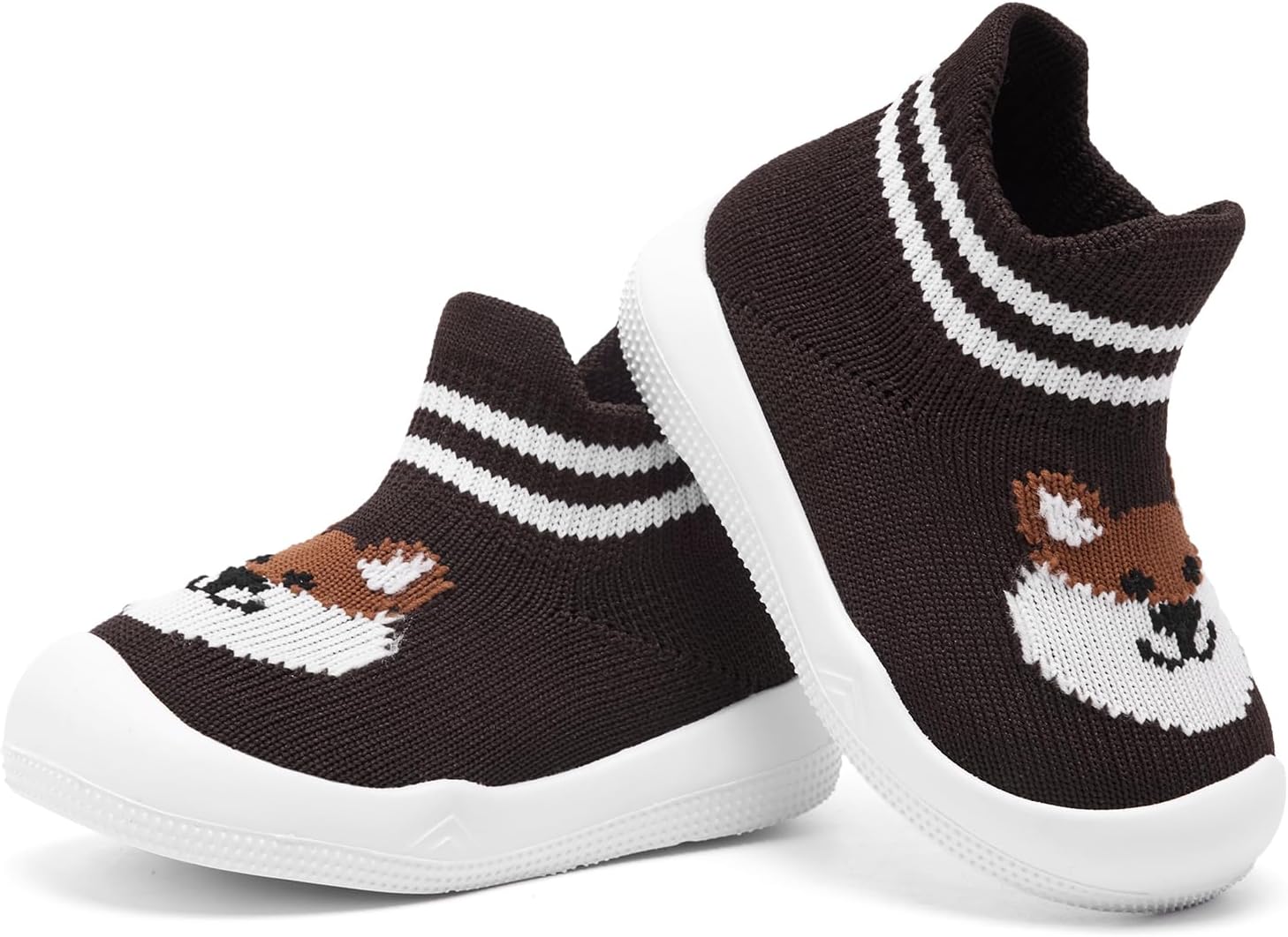 Engtoy Baby Shoes Boys Girls Sock Shoes Slippers Baby Walking Shoes Baby Slip On Sneakers Infant Non-Slip Breathable Slippers with Soft Rubber Sole - Image 4