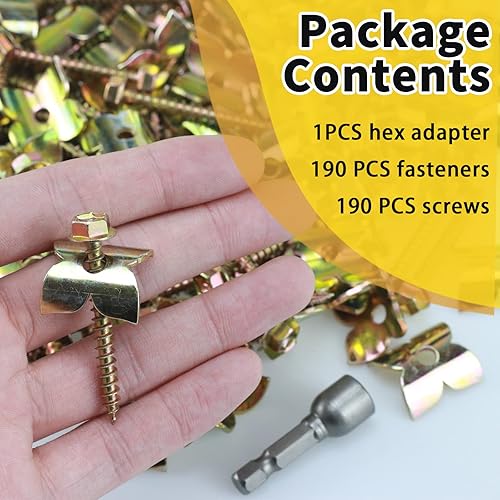 Miniatura 2 de Clavos para cerca, grapas de alambre de acero para maderas blandas, reutilizan clavos de grapas de valla con fijador de alambre, para malla de