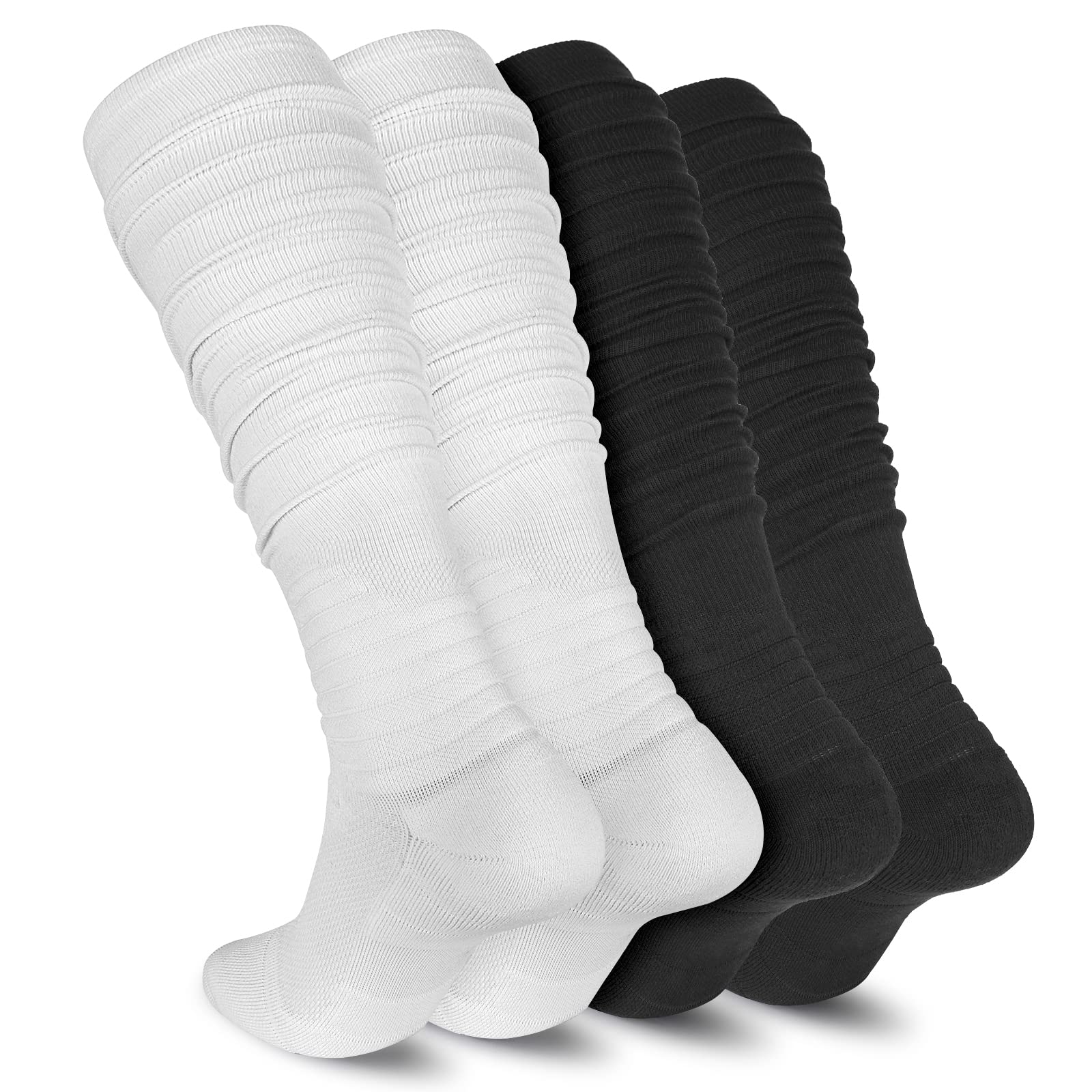 Scrunch Football Socks 2 Pack