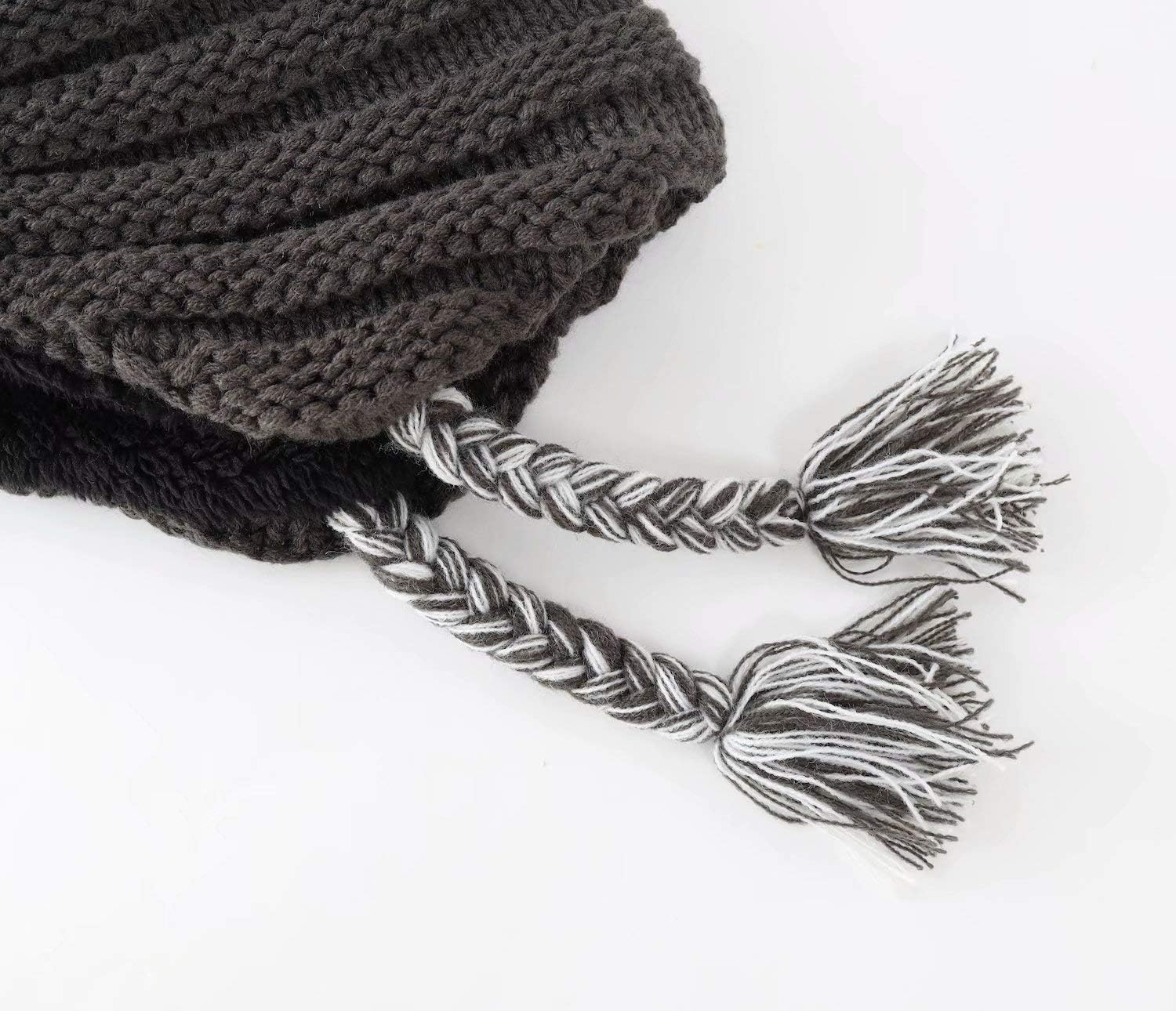 Home Prefer Toddler Girls Boys Sherpa Lined Knit Kids Hat with Earflap Winter Hat - Image 5