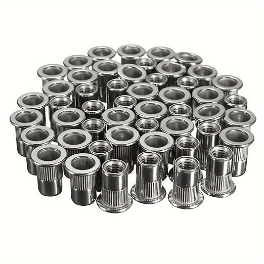 Kit de 165 tuercas de remache de aluminio M3 a M12 miniatura 7