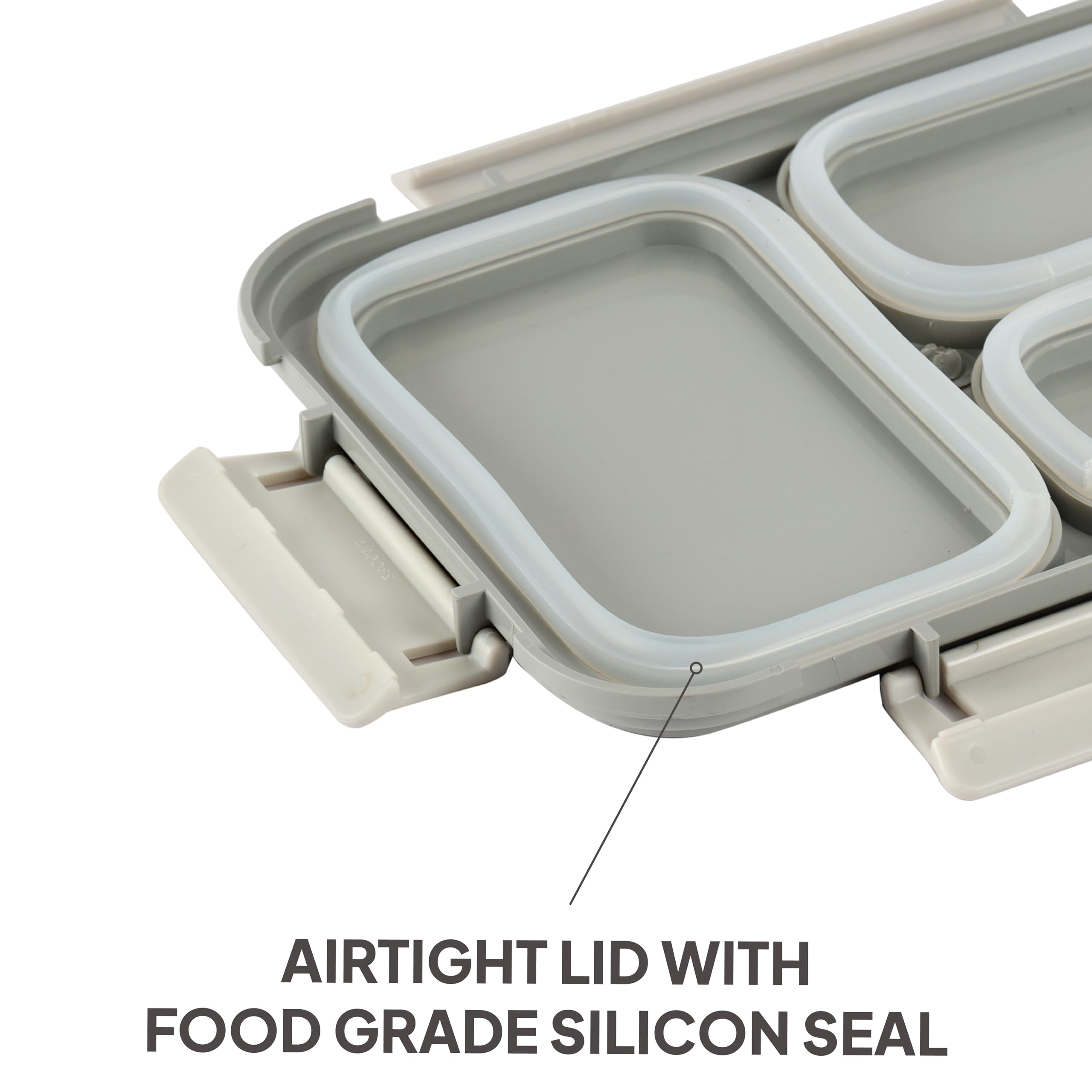 Cello Zoom 3 Lunch Box - Insulated Steel Tiffin -5