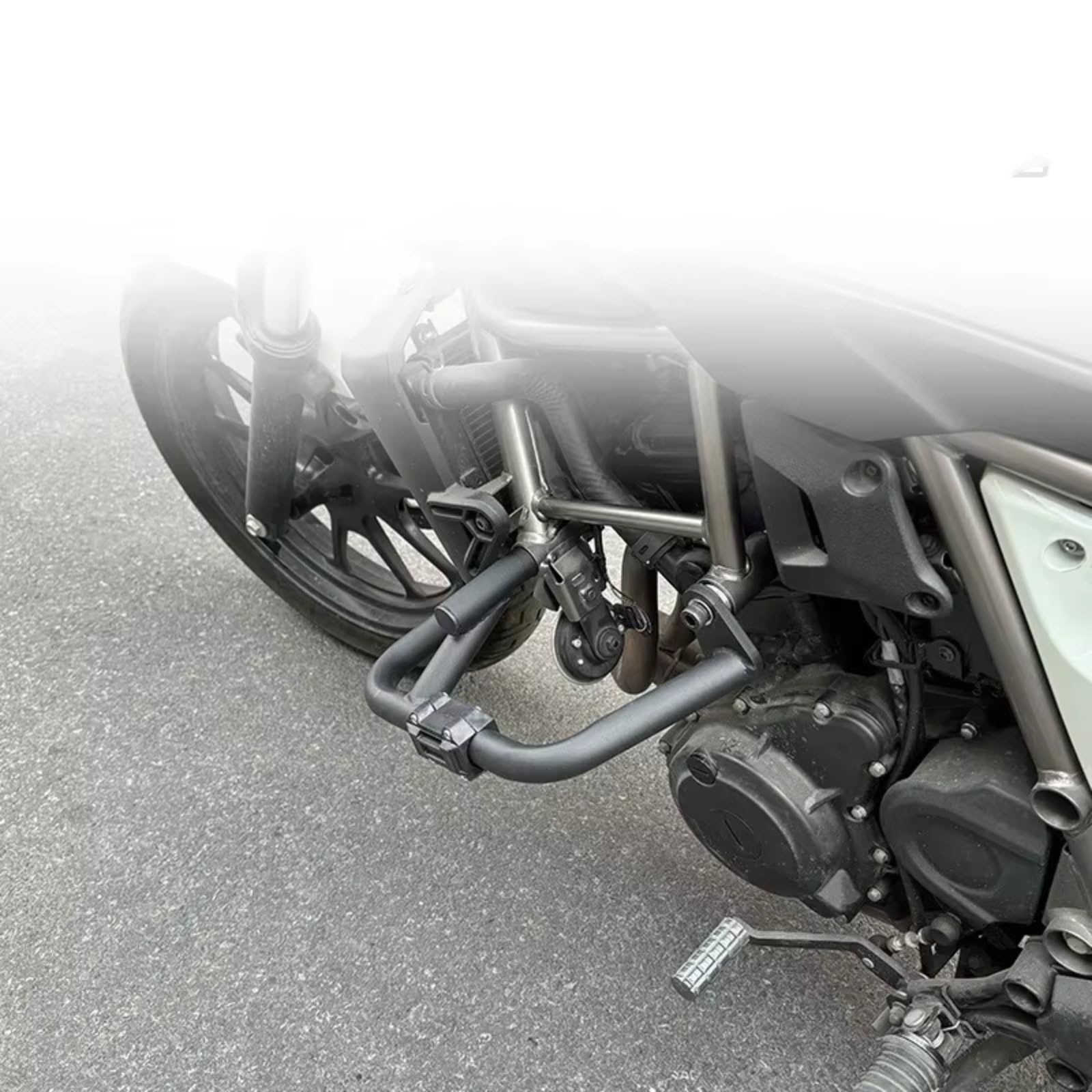 Compatibile Con Per Eliminator 500 Nero Paraurti Moto Autostrada Protezione Motore Crash Bar Accessori Protezione