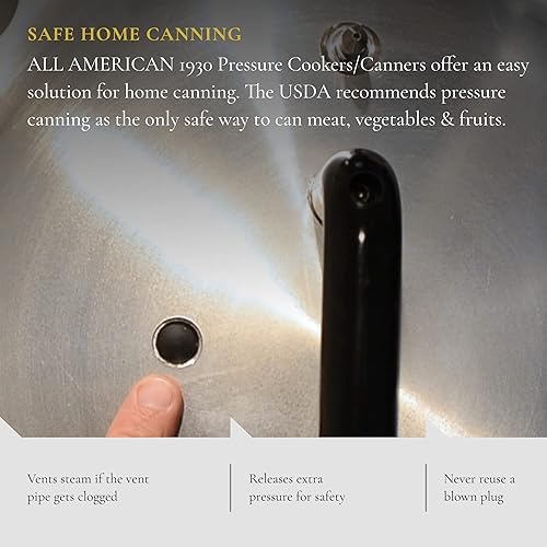 Miniatura 3 de All American Olla a presión 2040 tapón de sobrepresión de goma