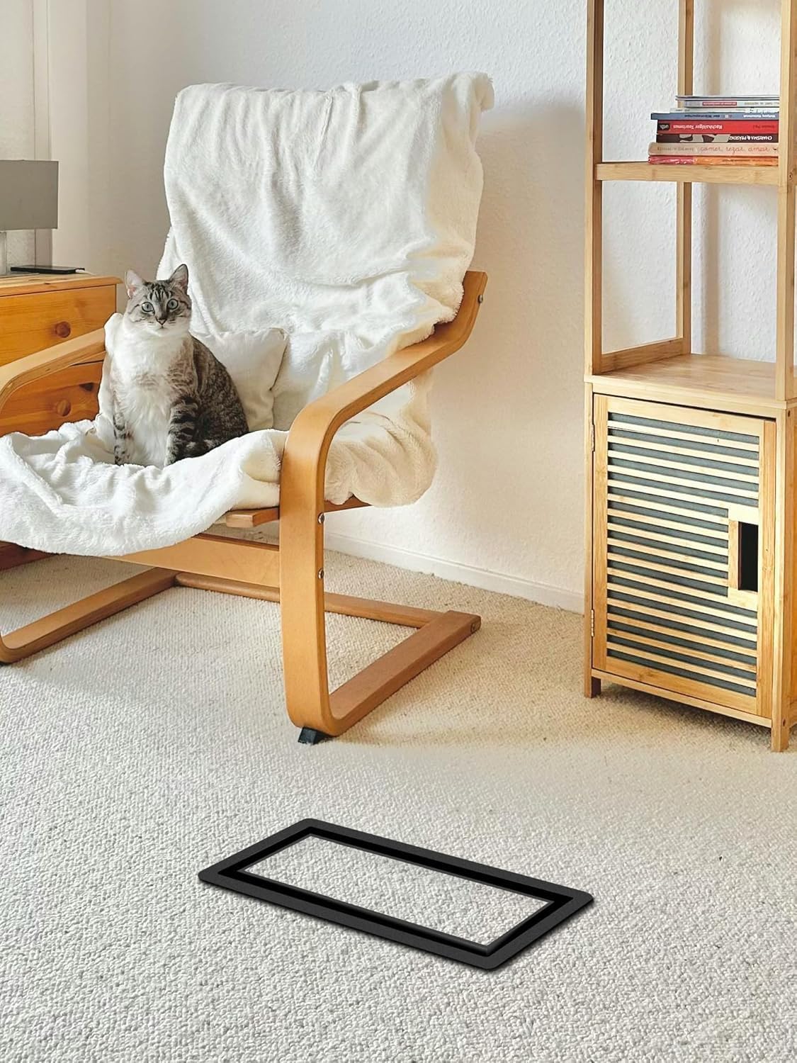 Floor Vents 4x10, Heavy Duty Steel Floor Register, 50% Higher Ventilation Performance,DIY Installation