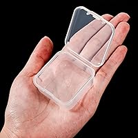 Vista 4 de 6 Piezas Mini Cajas de Almacenamiento de Cuentas Transparentes de Plástico para Coleccionar Artículos Pequeños, Cuentas, Joyas, Tarjetas de Visita