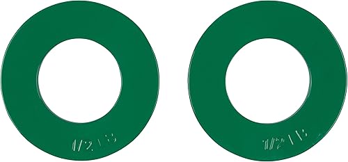 Miniatura 2 de Placas de peso fraccionales 2 unidades de cada una de 14, 12, 34, 1 libra. Juego total de 8 por Trademark Innovations