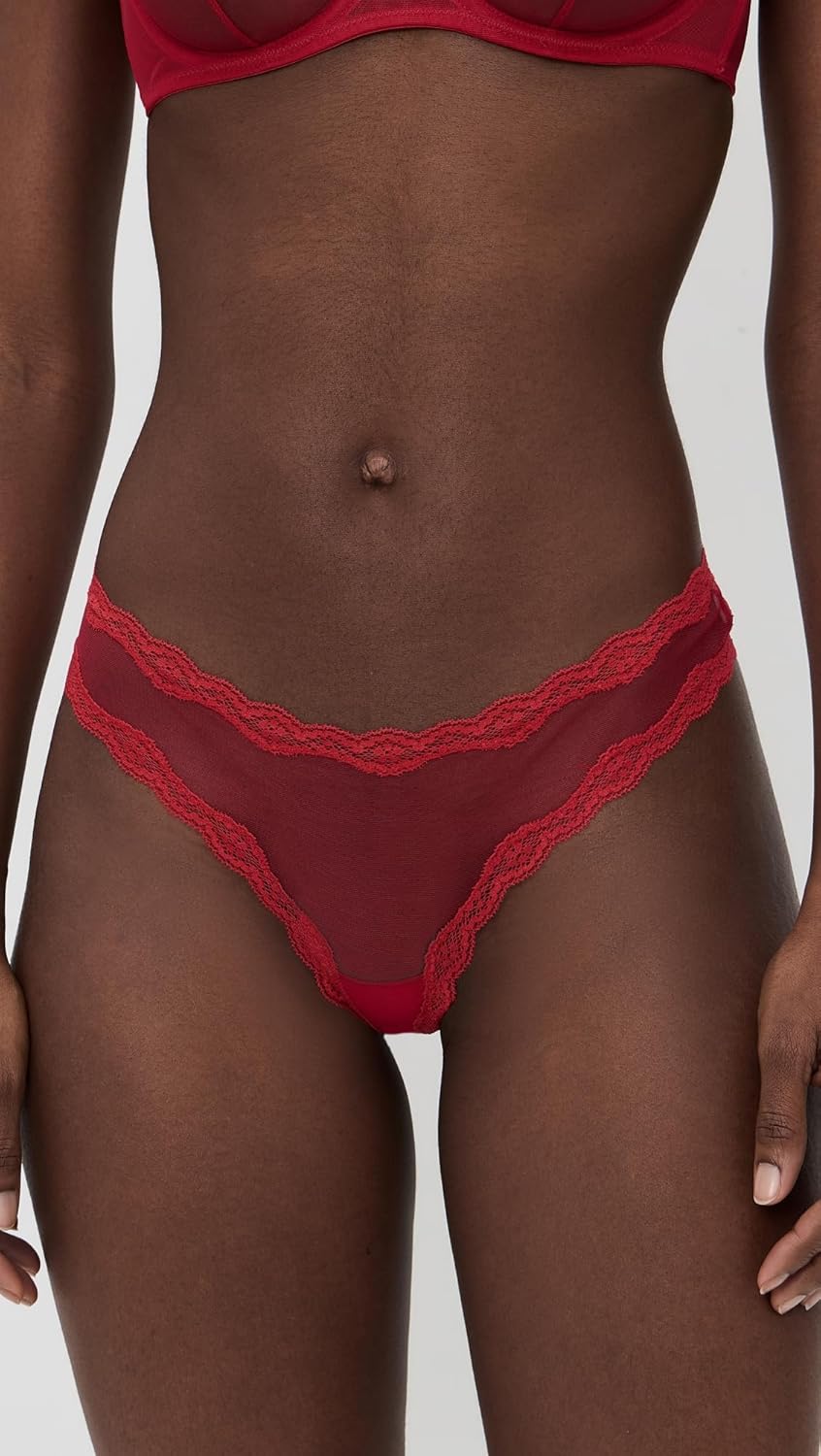 Fleur du Mal Women's Sheer Tulle Thong - Image 2